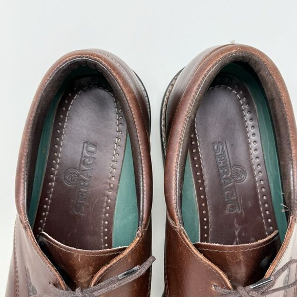 Sebago Oxford Derby Shoes Mens 13 M Brown Leather Lace Up Casual Business main image 6